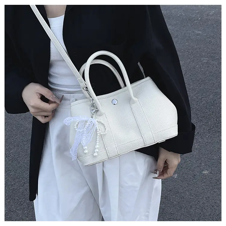 Women's Yellow Pearl Bow Shoulder Bag Set — feature 22