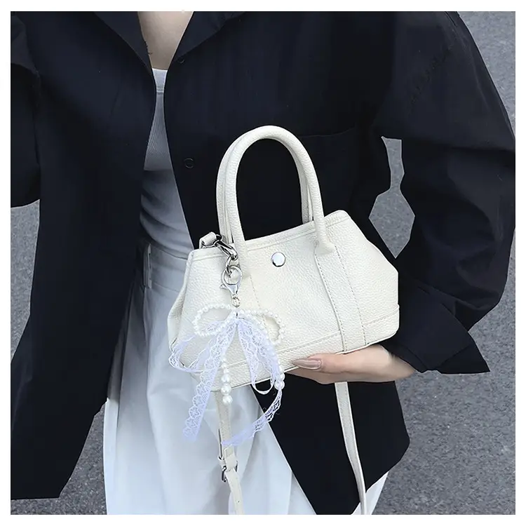 Women's Yellow Pearl Bow Shoulder Bag Set — feature 23