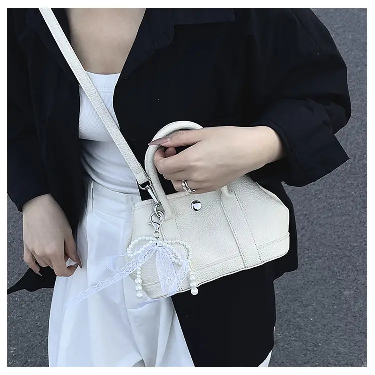 Women's Yellow Pearl Bow Shoulder Bag Set — feature 24