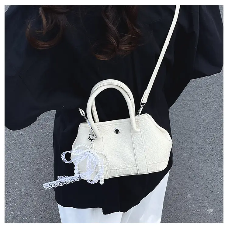 Women's Yellow Pearl Bow Shoulder Bag Set — feature 25