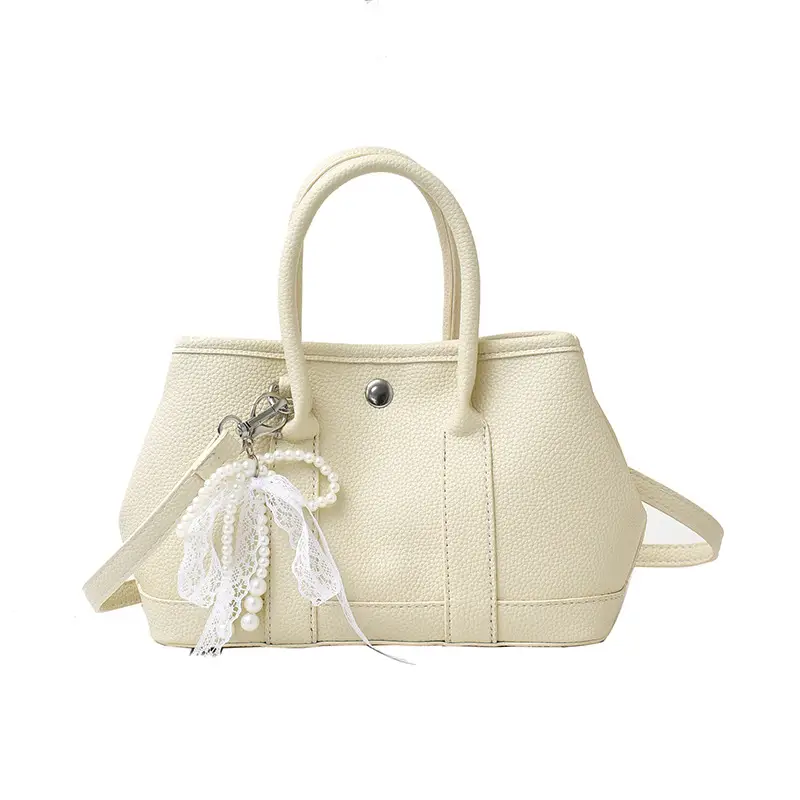 Women's Yellow Pearl Bow Shoulder Bag Set - Image 6