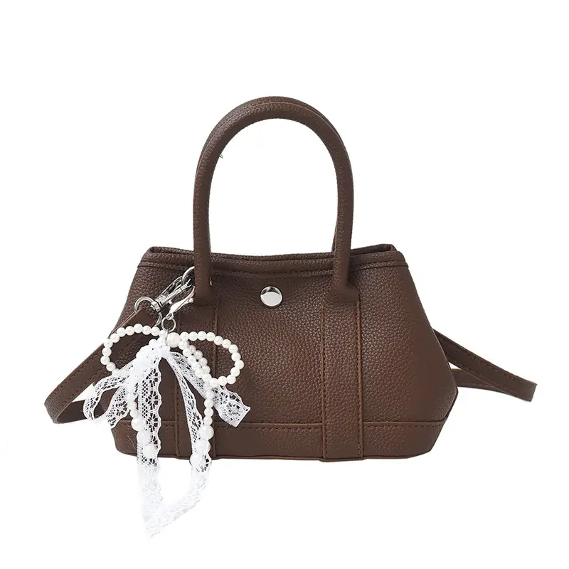 Women's Yellow Pearl Bow Shoulder Bag Set - Image 8