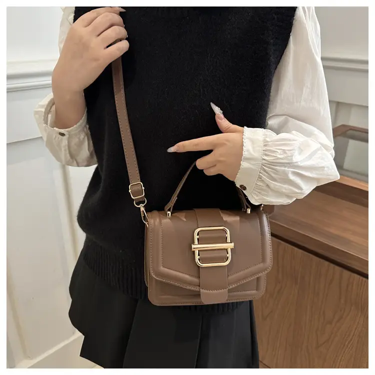 Women's White Square Shoulder Crossbody Bag 2025 Spring Summer — feature 15