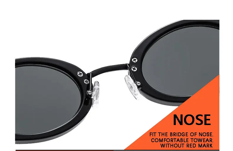 New Retro Oval Yellow Sunglasses for Women — feature 19