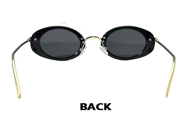 New Retro Oval Yellow Sunglasses for Women — feature 8