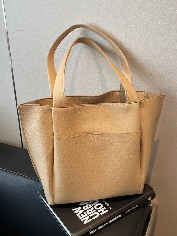 Women Cross-Border Large Capacity Tote Bag Tan 2026 - Image 6