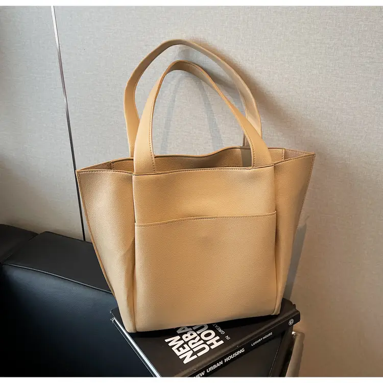 Women Cross-Border Large Capacity Tote Bag Tan 2026 — feature 38