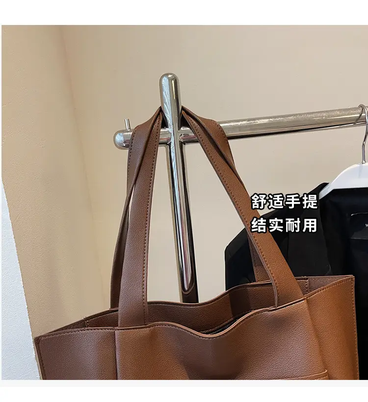 Women Cross-Border Large Capacity Tote Bag Tan 2026 — feature 4
