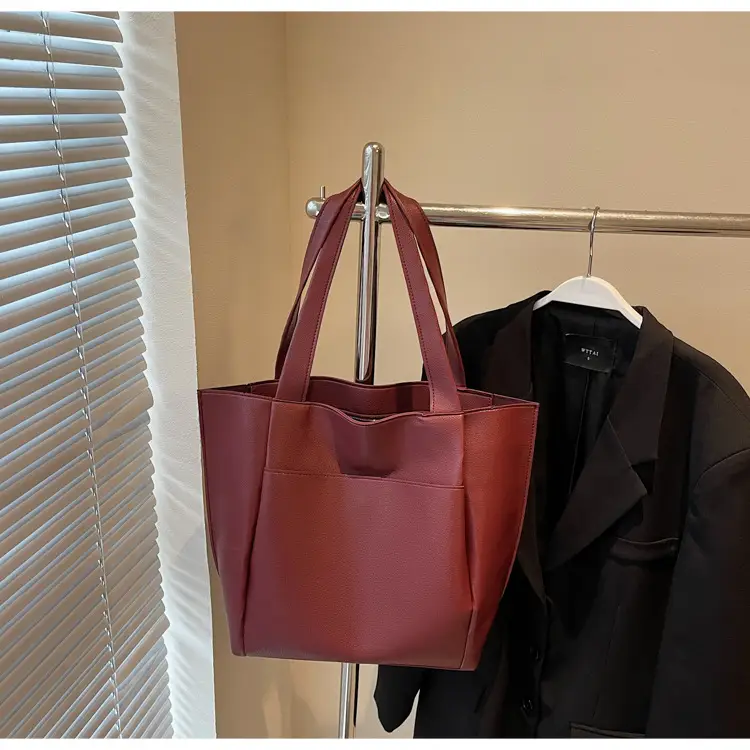Women Cross-Border Large Capacity Tote Bag Tan 2026 — feature 46