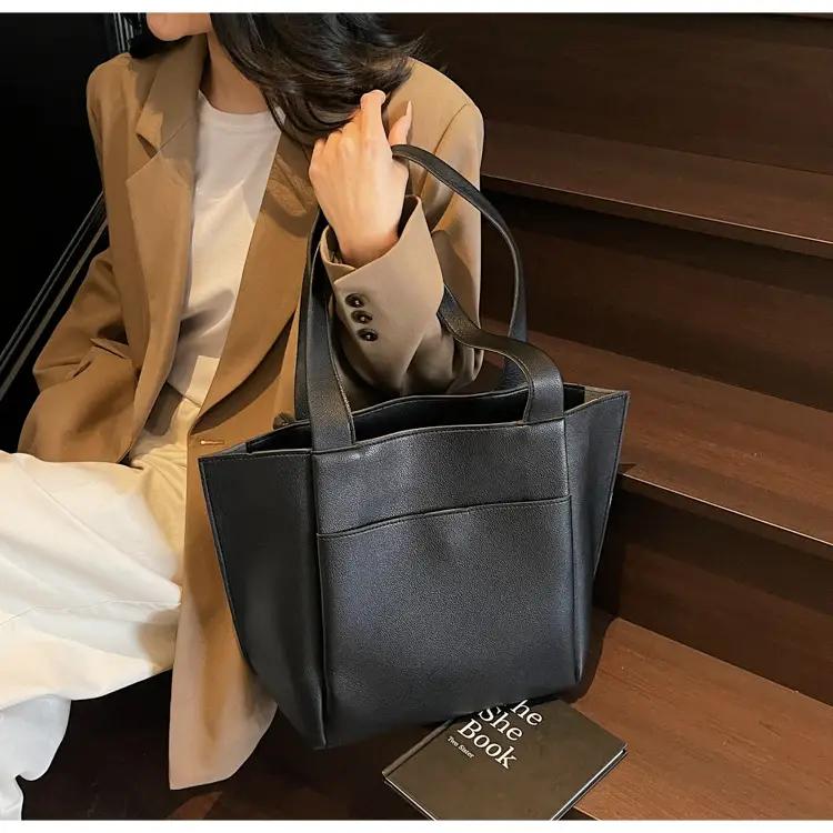 Women Cross-Border Large Capacity Tote Bag Tan 2026 — feature 8