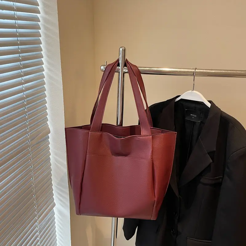 Women Cross-Border Large Capacity Tote Bag Tan 2026 - Image 4