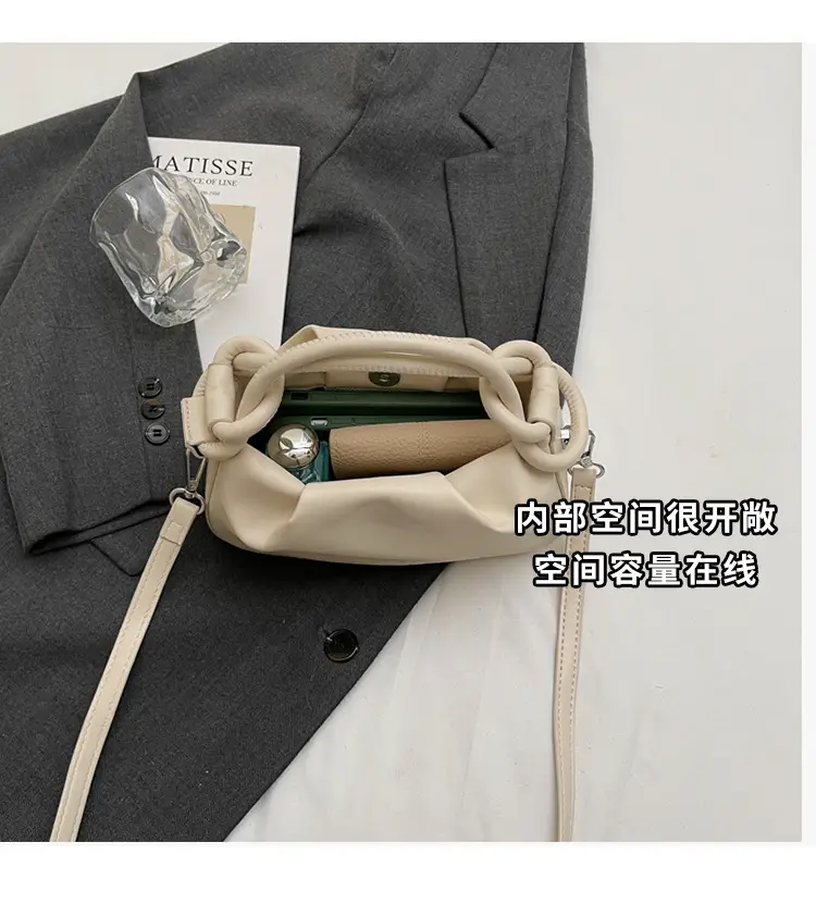 Stylish Silver Pleated Shoulder Bag for Women 2025 — feature 8