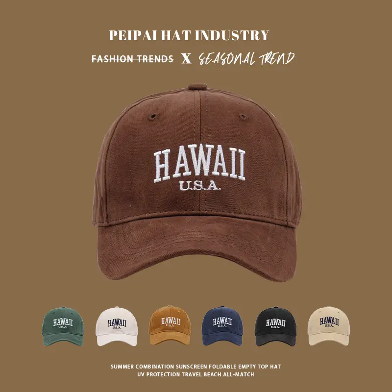 Hawaii USA Embroidered Baseball Cap for Men Women - Image 8