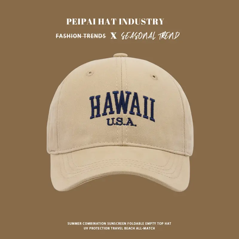 Hawaii USA Embroidered Baseball Cap for Men Women — feature 10