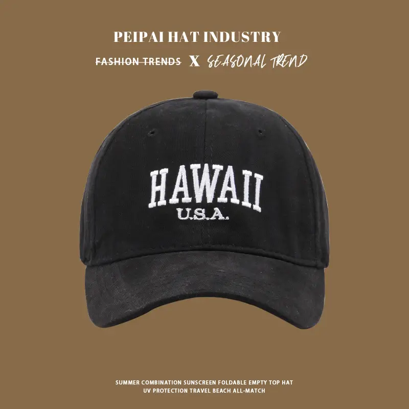 Hawaii USA Embroidered Baseball Cap for Men Women — feature 11