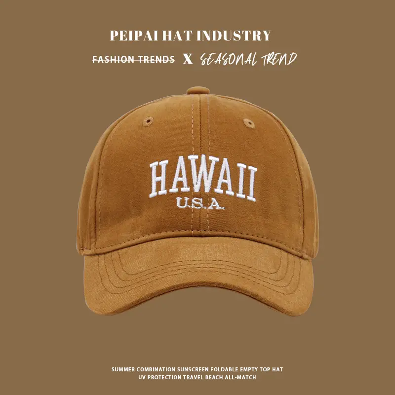 Hawaii USA Embroidered Baseball Cap for Men Women — feature 4