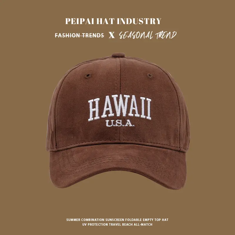 Hawaii USA Embroidered Baseball Cap for Men Women — feature 7