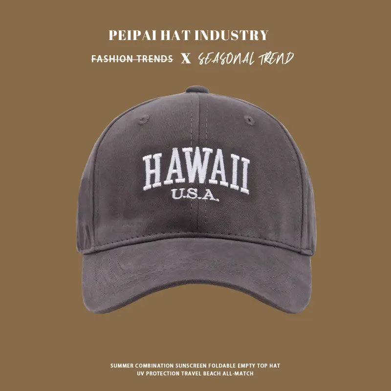Hawaii USA Embroidered Baseball Cap for Men Women — feature 8