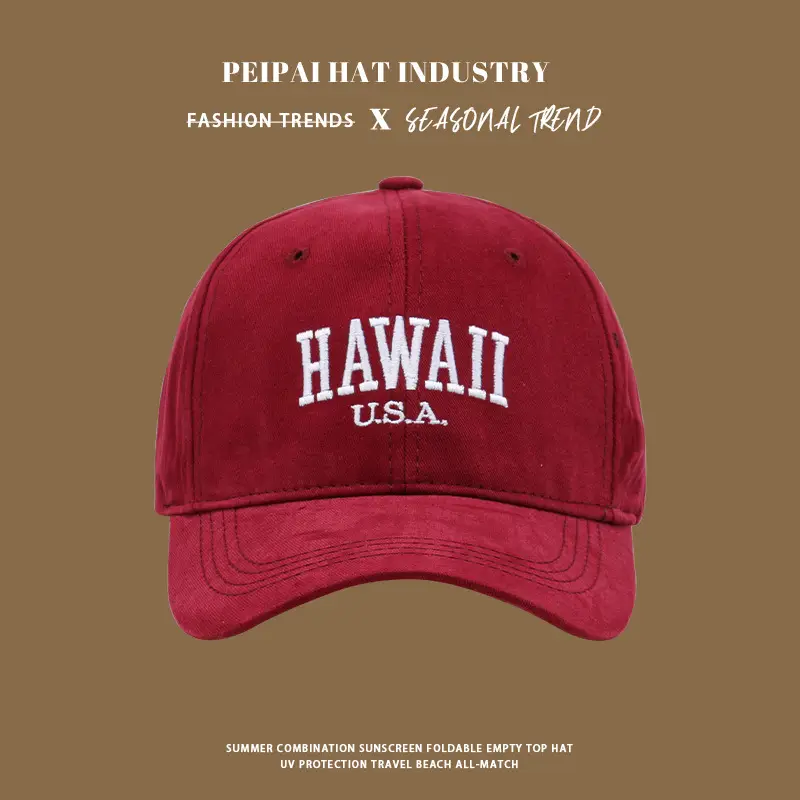 Hawaii USA Embroidered Baseball Cap for Men Women - Image 5