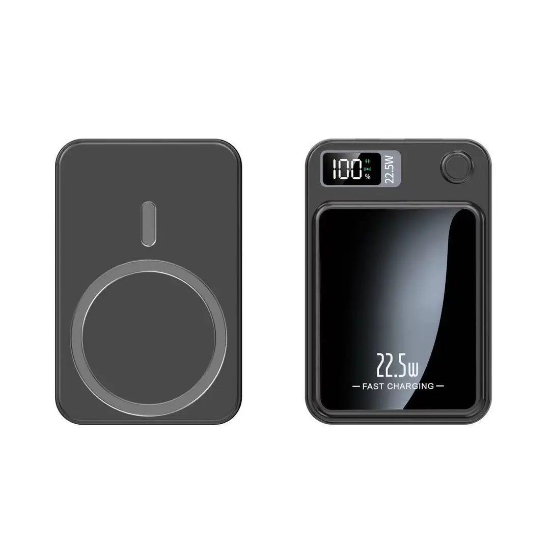 Cross-border Magsafe magnetic wireless charging treasure 10000 mA super fast charging ultra-thin mobile power logo
