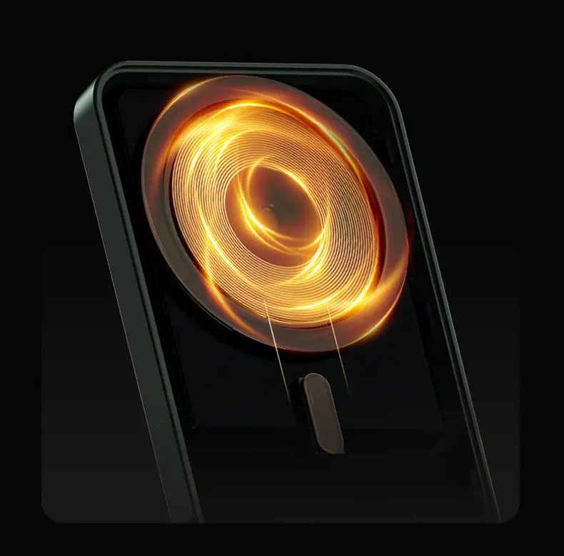 Cross-border Magsafe magnetic wireless charging treasure 10000 mA super fast charging ultra-thin mobile power logo — feature 19