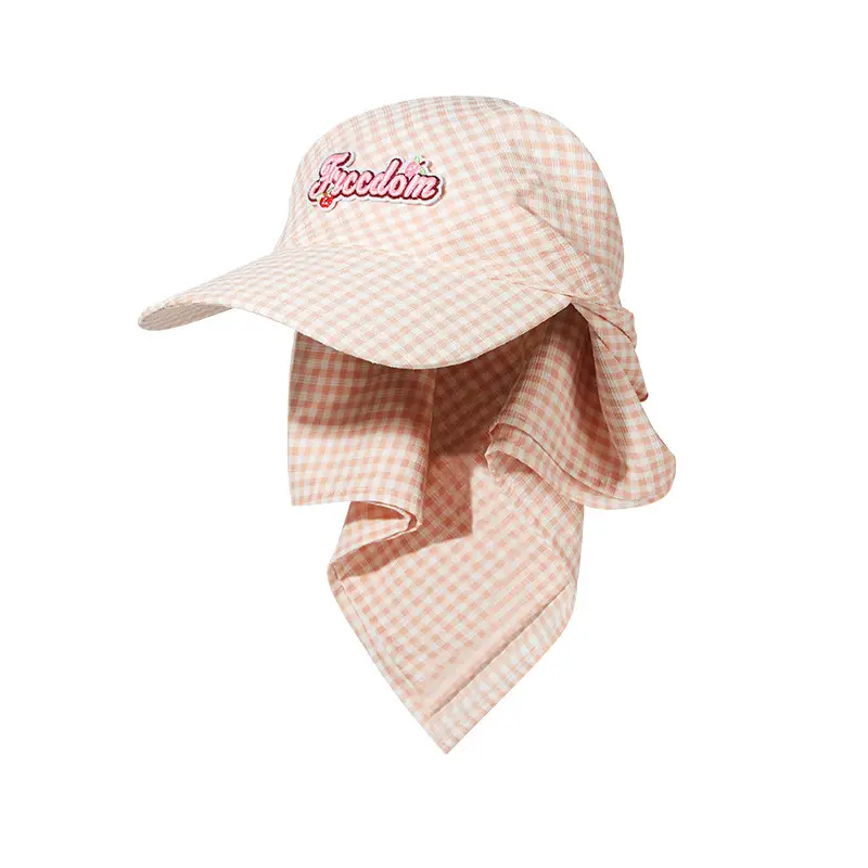 Light Sun Hat with Embroidered Name for Men Women