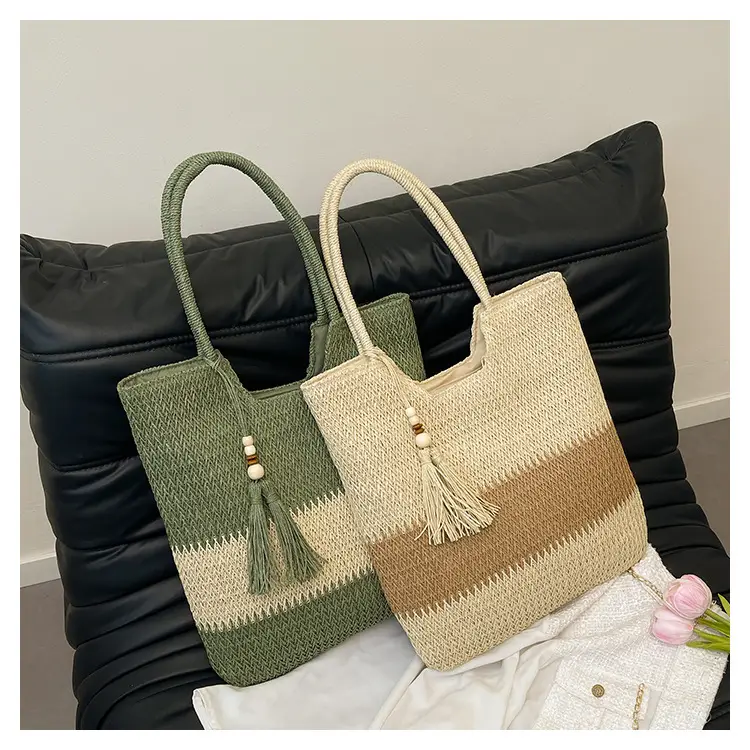 Women's Cross-Border Woven Straw Tote Bag Large Capacity 2025 — feature 23