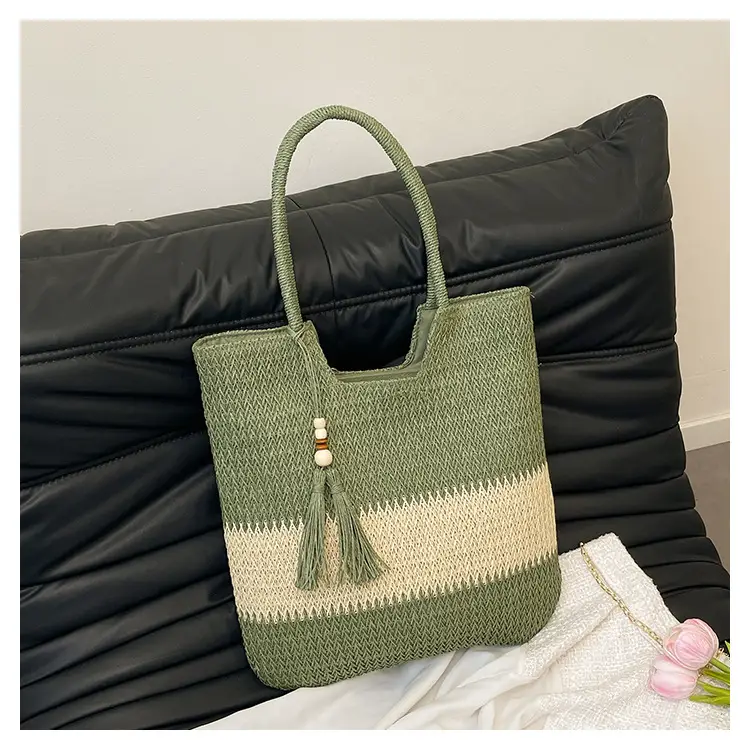 Women's Cross-Border Woven Straw Tote Bag Large Capacity 2025 - Image 3
