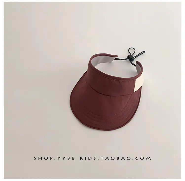 Pink Sun Hat for Kids Girls Open Top UV Protection — feature 16