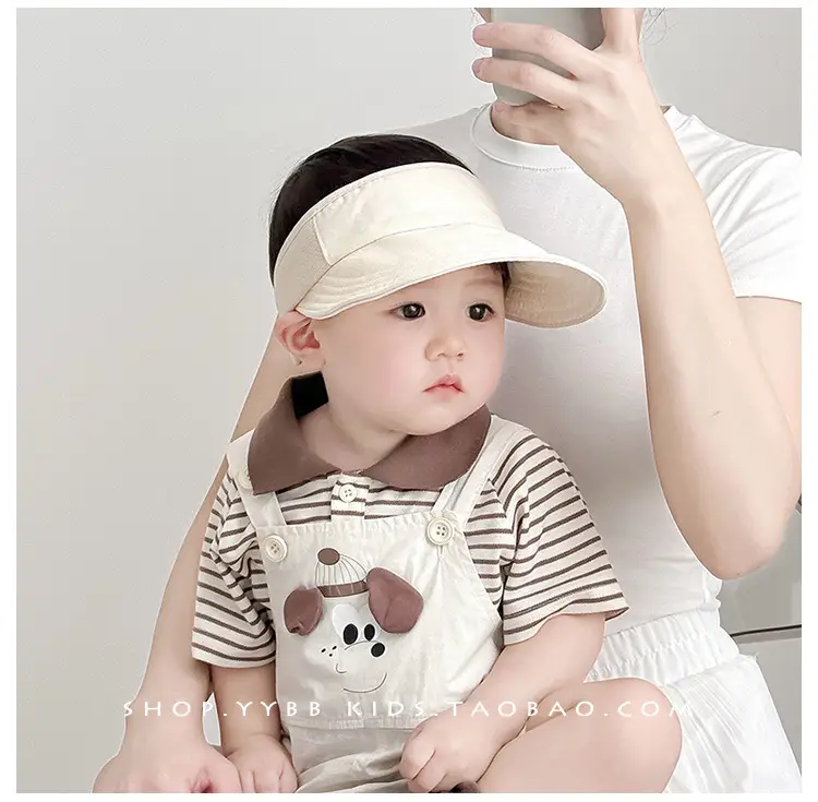 Pink Sun Hat for Kids Girls Open Top UV Protection — feature 6