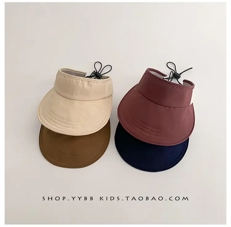 Pink Sun Hat for Kids Girls Open Top UV Protection — feature 7