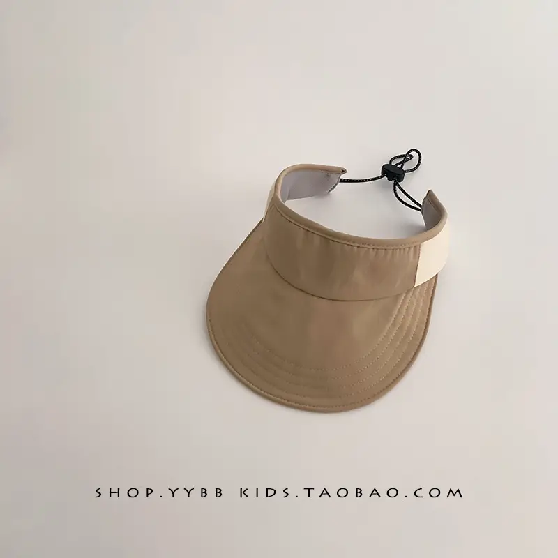 Pink Sun Hat for Kids Girls Open Top UV Protection - Image 3
