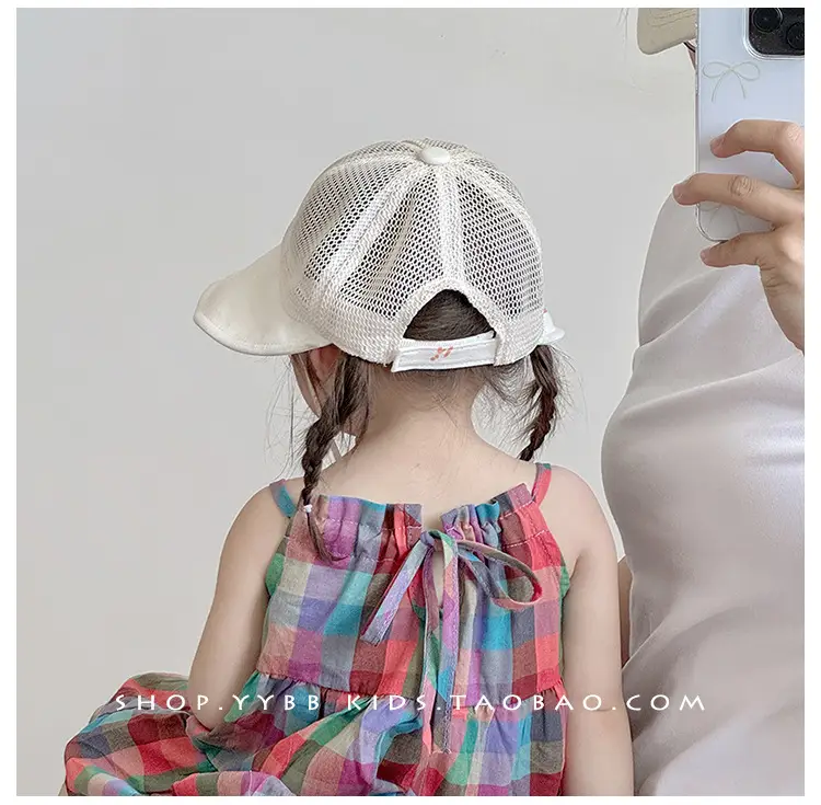 Baby Pink Mesh Sun Hat for Boys Girls Summer — feature 7