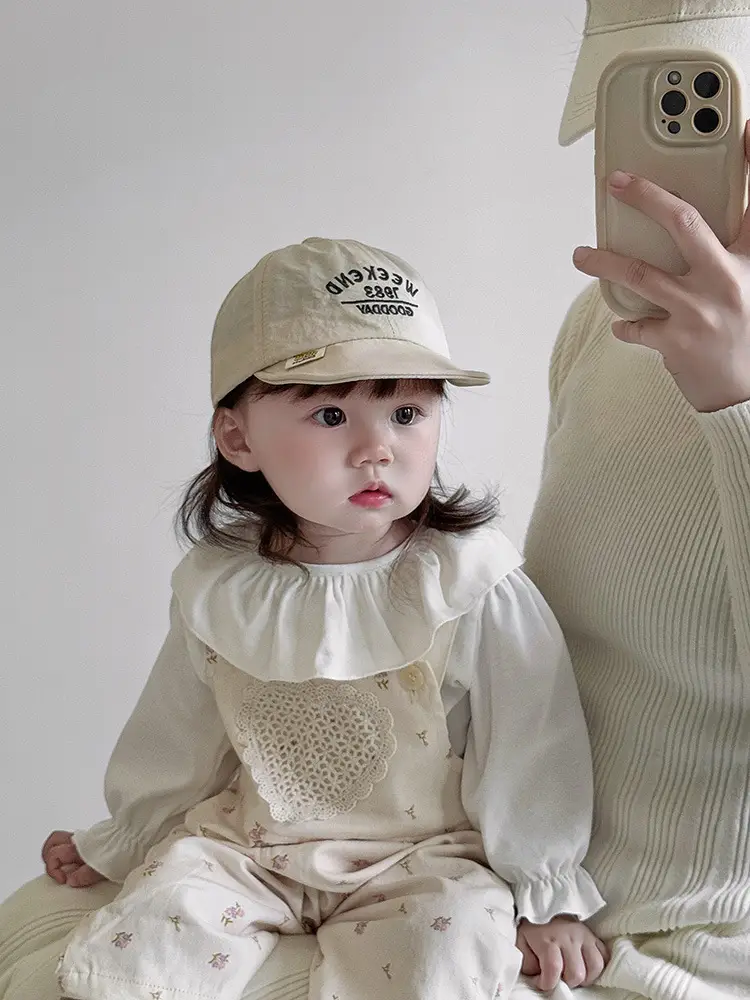 Baby Duck Cap Navy Blue 6M Sunscreen Hat — feature 10