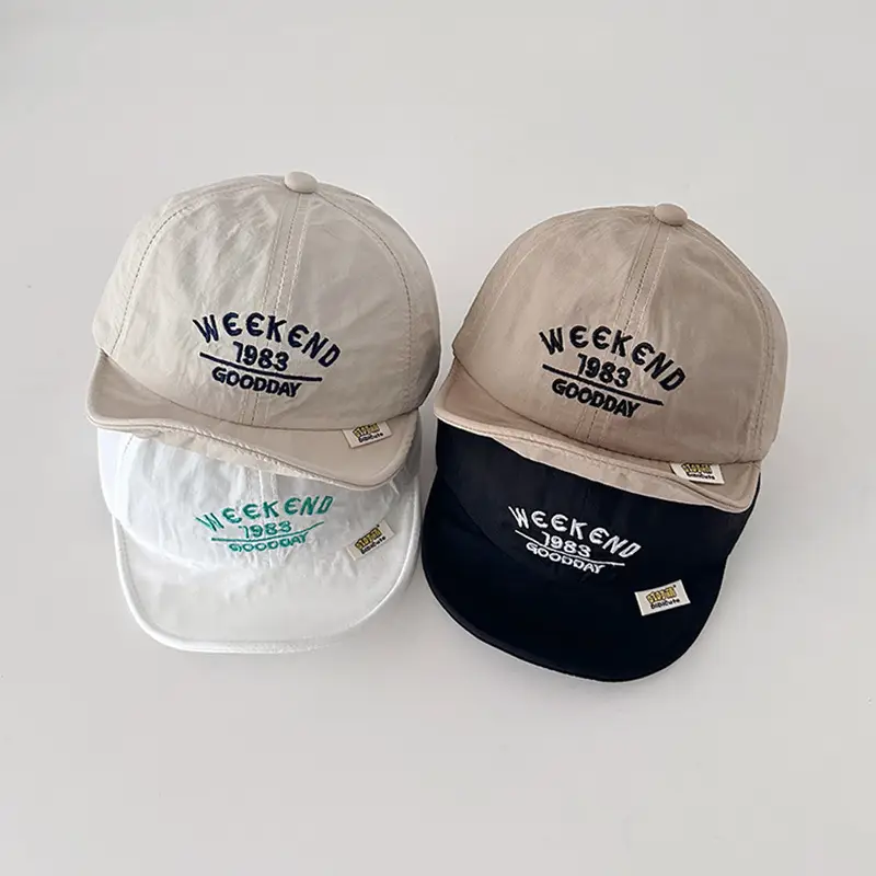 Baby Duck Cap Navy Blue 6M Sunscreen Hat — feature 5
