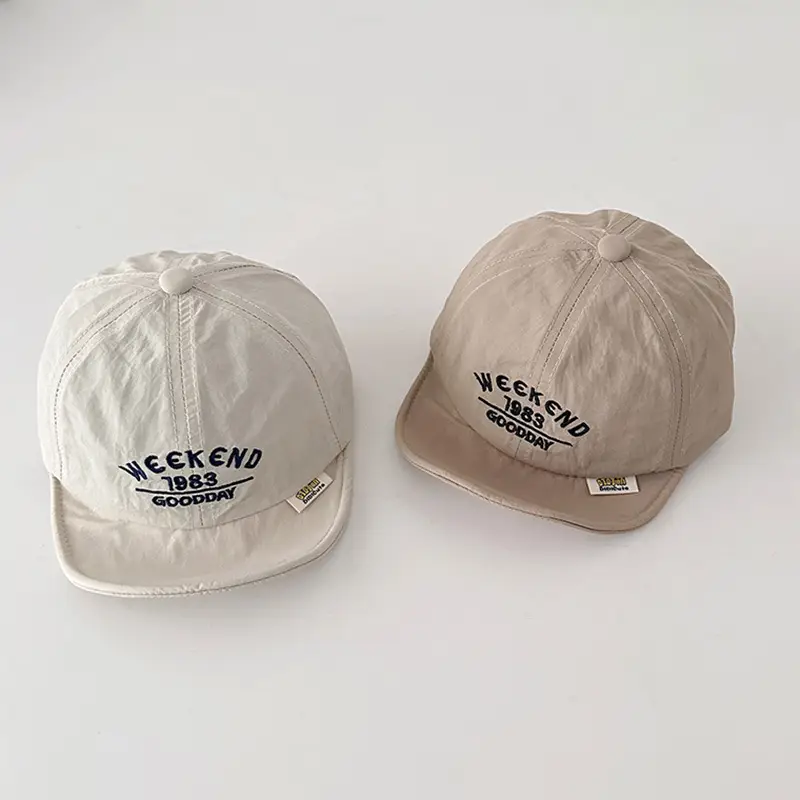 Baby Duck Cap Navy Blue 6M Sunscreen Hat — feature 6