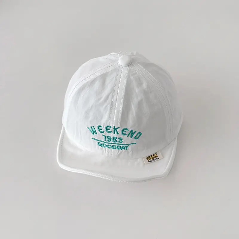 Baby Duck Cap Navy Blue 6M Sunscreen Hat - Image 3