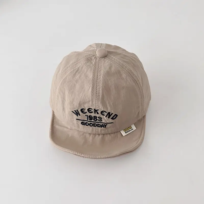Baby Duck Cap Navy Blue 6M Sunscreen Hat - Image 4