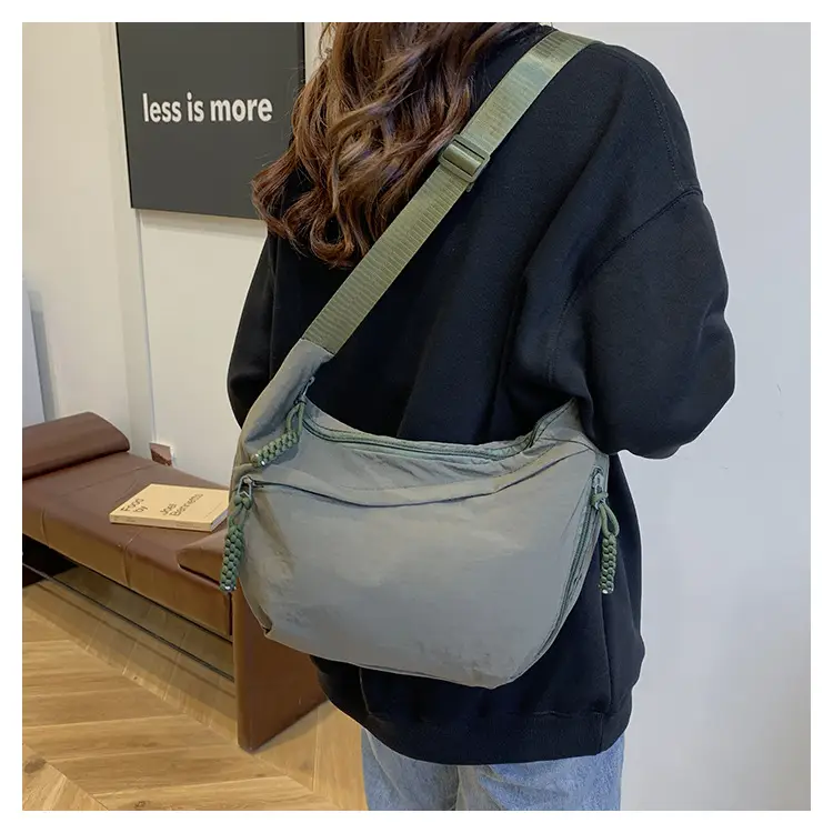 Black Japanese Style Crossbody Bag for Girls — feature 15