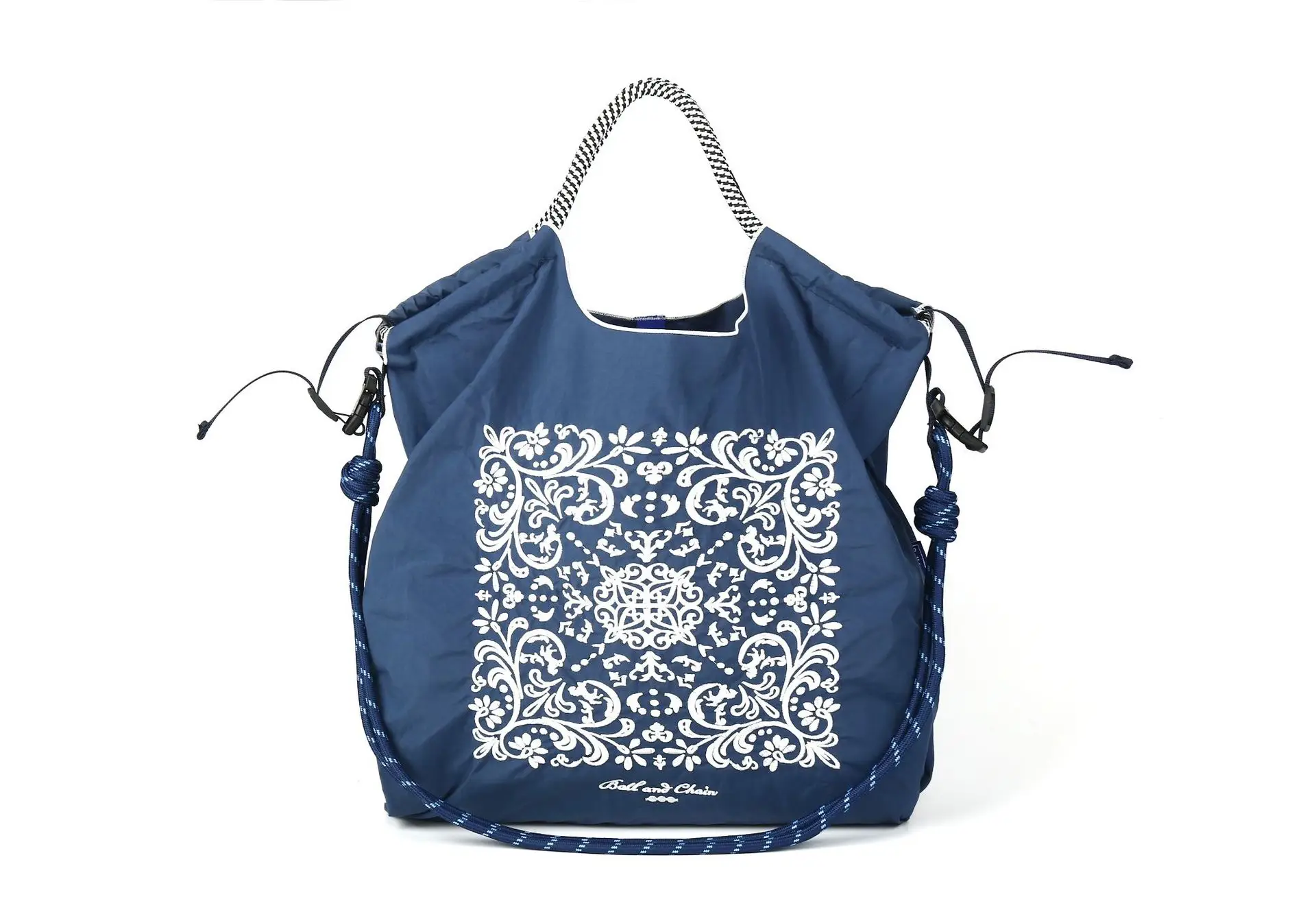 Japanese Style Embroidered Canvas Shoulder Bag Large Capacity Women - Image 13