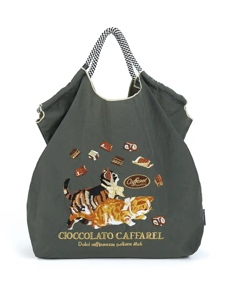Japanese Style Embroidered Canvas Shoulder Bag Large Capacity Women - Image 8
