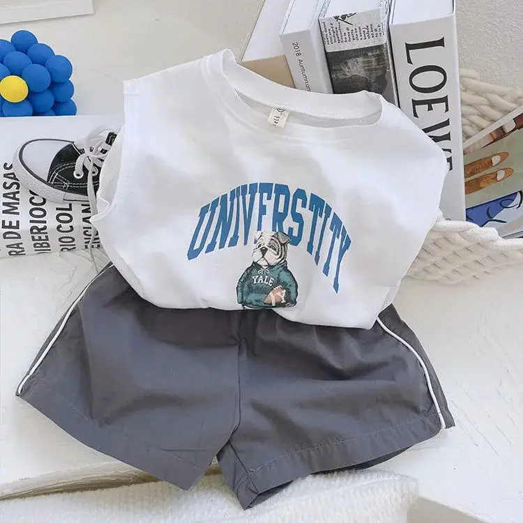 Boys 2-Piece Vest Suit Summer New Style Small Medium - Image 2