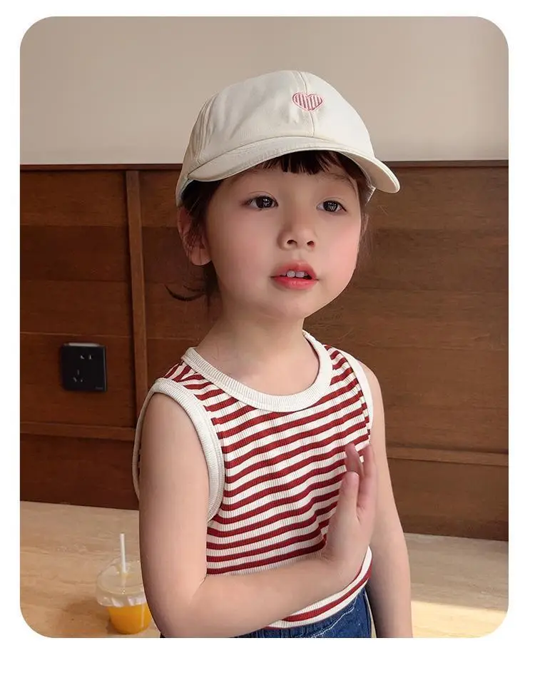Kids Sun Hats with Sunglasses Beige Black Red — feature 12