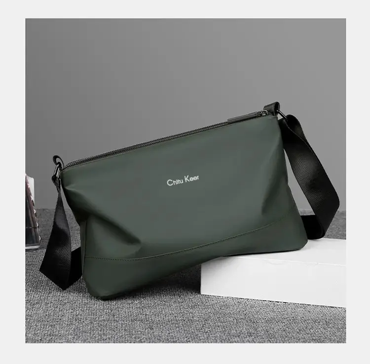 Men's Black Waterproof Shoulder Bag with Crossbody Strap — feature 20