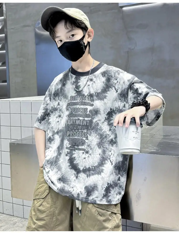 Boys Tie-Dye Cotton Shorts Summer Wear — feature 7