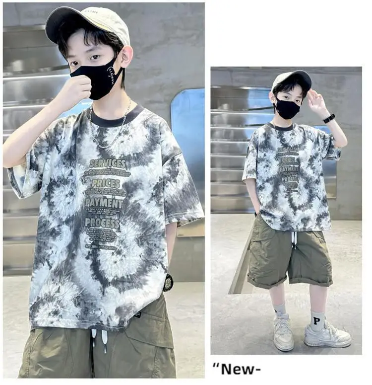 Boys Tie-Dye Cotton Shorts Summer Wear — feature 9