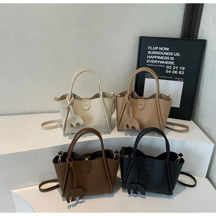 Women Crossbody Bag Tan Leather 2025 New Fashion — feature 1