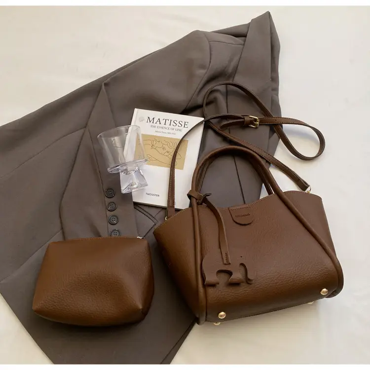 Women Crossbody Bag Tan Leather 2025 New Fashion — feature 27