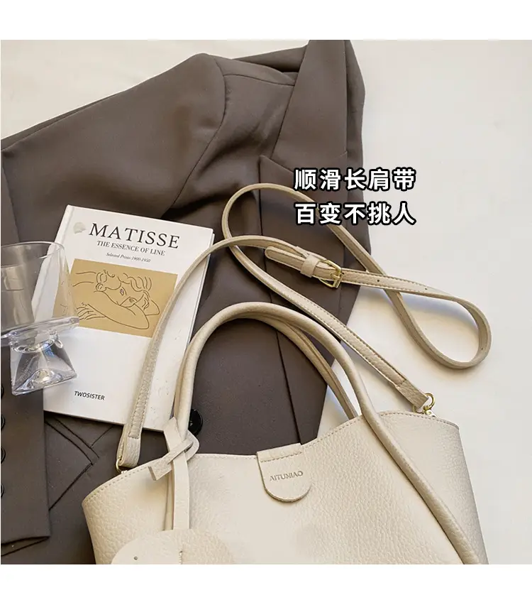 Women Crossbody Bag Tan Leather 2025 New Fashion — feature 3