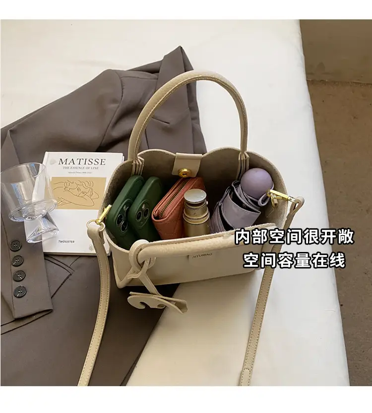 Women Crossbody Bag Tan Leather 2025 New Fashion — feature 6